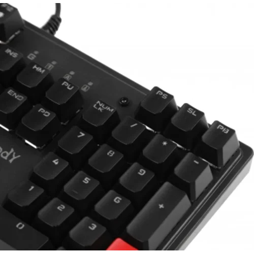 Клавиатура A4Tech Bloody S515R механическая черный USB for gamer LED (подставка для запястий)